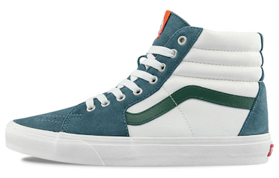 Vans SK8-HI Cozy Skateboarding Shoes Unisex White Green