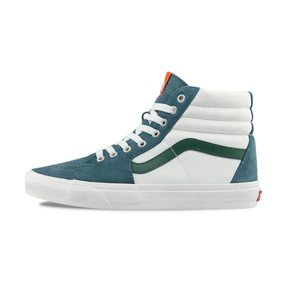 Vans SK8-HI Cozy Skateboarding Shoes Unisex White Green