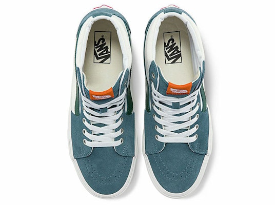Vans SK8-HI Cozy Kasut Skateboard Unisex Putih Hijau VN0A5JMJBLG Lookbook Vans SK8-HI Cozy Kasut Skateboard Unisex Putih Hijau VN0A5JMJBLG