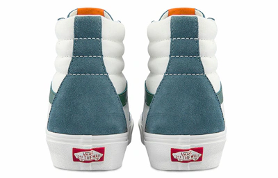 Vans SK8-HI Cozy Skateboarding Shoes Unisex White Green