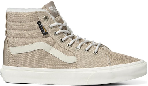 Vans SK8 HI Cordura Sherpa 加絨休閒 防滑耐磨 高筒 滑板鞋 男女同款 米色 Order Vans SK8 HI Cordura Sherpa 加絨休閒 防滑耐磨 高筒 滑板鞋 男女同款 米色