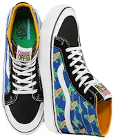 Vans Unisex SK8-HI Sneakers Tinggi Biru/Kuning/Hijau VN0A3MV1A5F Shop Vans Unisex SK8-HI Sneakers Tinggi Biru/Kuning/Hijau VN0A3MV1A5F