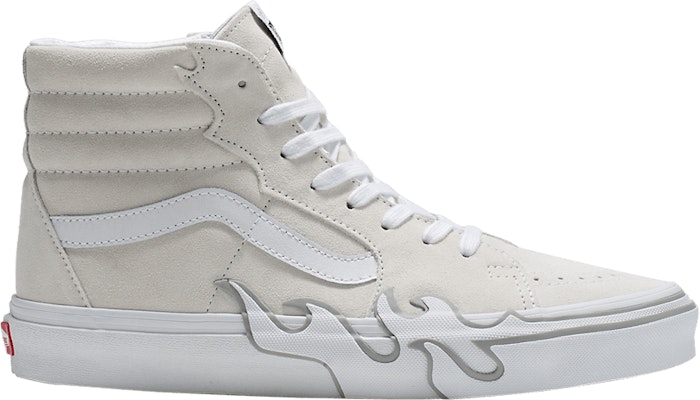 Vans Sk8-Hi 'Flame - White' VN0005UJWWW Buy Vans Sk8-Hi 'Flame - White' VN0005UJWWW