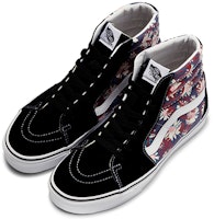 Vans SK8-HI Bunga Grafiti Unisex 'Hitam Biru Merah' VN0A4BV61JA Lookbook Vans SK8-HI Bunga Grafiti Unisex 'Hitam Biru Merah' VN0A4BV61JA