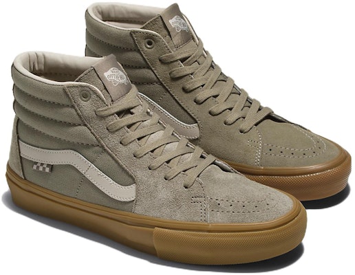 Vans Sk8-Hi 'Green Brown' VN0A5FCC5SM Lookbook Vans Sk8-Hi 'Green Brown' VN0A5FCC5SM