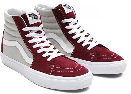 Vans SK8-HI Gris Rojo VN0A32QG4PR Lookbook Vans SK8-HI Gris Rojo VN0A32QG4PR