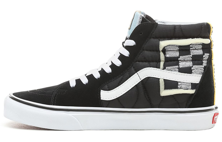 Buy Vans MIXED QUILTING SK8-HI 方形黑白棋盤格