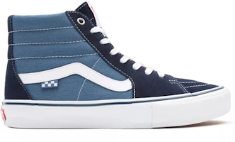 Vans SK8 HI 帆布 拼接撞色 休閒運動 高幫 板鞋 男女同款 海軍藍 Order Vans SK8 HI 帆布 拼接撞色 休閒運動 高幫 板鞋 男女同款 海軍藍