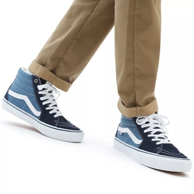 Vans SK8-HI 'Navy Color-Block' VN0A5FCCNAV Purchase Vans SK8-HI 'Navy Color-Block' VN0A5FCCNAV