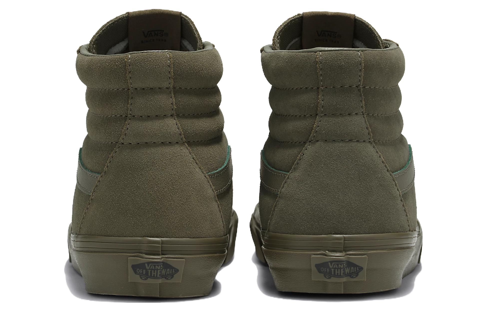 Lookbook Vans SK8 HI &#x27;Olive&#x27; Hijau Olivé VN000CP9OLV