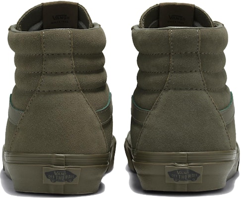 Vans SK8 HI 'Olive' Kasut Hijau Zaitun VN000CP9OLV Lookbook Vans SK8 HI 'Olive' Kasut Hijau Zaitun VN000CP9OLV