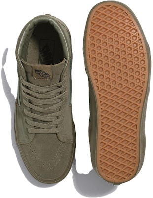 Vans SK8 HI 'Olive' Kasut Hijau Zaitun VN000CP9OLV Shop Vans SK8 HI 'Olive' Kasut Hijau Zaitun VN000CP9OLV