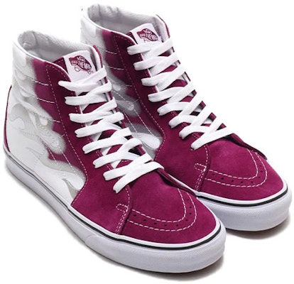 Vans Unisex Sk8-Hi Flame Zapatillas Morado/Blanco VN0A4U3CXEZ Lookbook Vans Unisex Sk8-Hi Flame Zapatillas Morado/Blanco VN0A4U3CXEZ