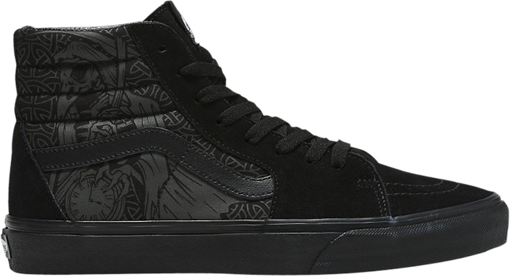 Vans Sk8-Hi 'Raven Skull' VN000TS9BKA Buy Vans Sk8-Hi 'Raven Skull' VN000TS9BKA