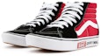 Lookbook Vans Comfycush SK8-HI Hitam/Merah VN0A3WMB2QE