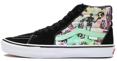 Vans Shroom Doom Skate Sk8-hi BLACKWHITEYELLOWPINKGREEN VN0A5FCCAPI Vans Shroom Doom Skate Sk8-hi BLACKWHITEYELLOWPINKGREEN VN0A5FCCAPI