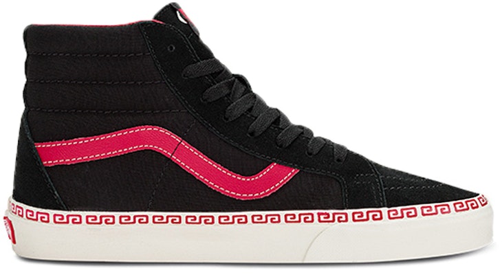 Vans SK8-Hi 'Hitam Merah' VN0007NZBLK Order Vans SK8-Hi 'Hitam Merah' VN0007NZBLK