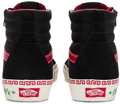 Vans SK8-Hi 'Hitam Merah' VN0007NZBLK Shop Vans SK8-Hi 'Hitam Merah' VN0007NZBLK