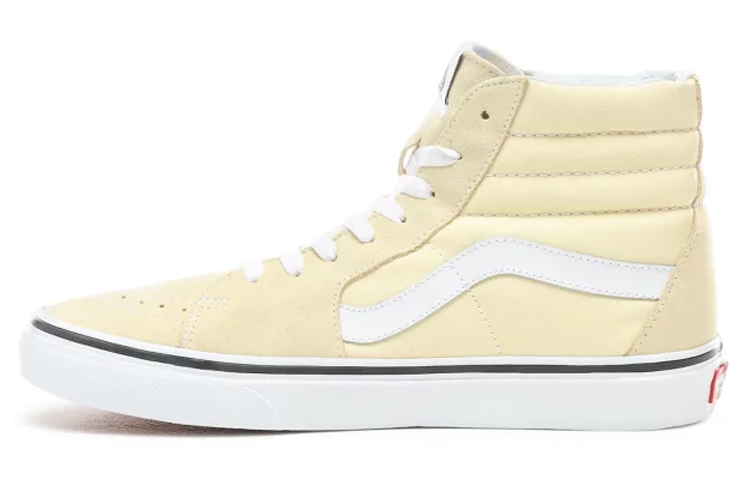 Buy Vans Sk8-hi 黑邊 米黃