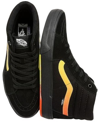 Vans SK8-HI BMX '黑黄橙' 高帮滑板鞋 VN0005V0BLA Shop Vans SK8-HI BMX '黑黄橙' 高帮滑板鞋 VN0005V0BLA