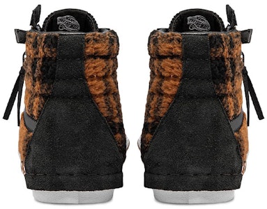 Vans SK8 HI CAP 拼接解構 羊羔絨虎紋 運動 高筒 滑板鞋 男女款 黑棕 Purchase Vans SK8 HI CAP 拼接解構 羊羔絨虎紋 運動 高筒 滑板鞋 男女款 黑棕