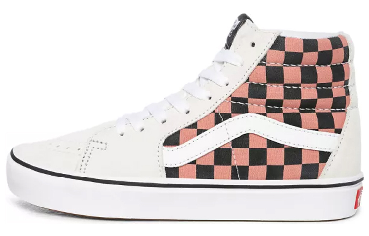 Buy Vans混合材质Comfycush SK8-HI白/粉色高帮鞋 VN0A3WMB1PC