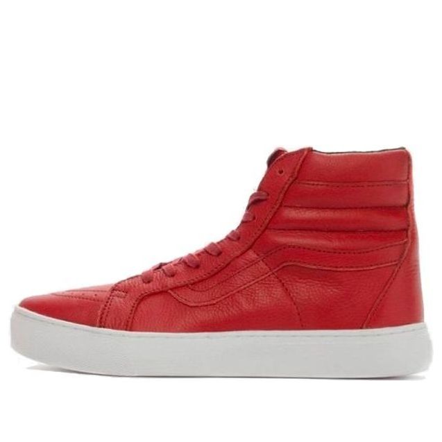 Buy 반스 스케이트하이 컵 "레드 레더" (Vans Skate Hi Cup "Red Leather") VN0A2Z5X1ED
