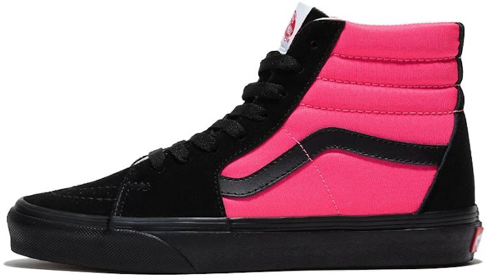 반스 SK8 HI 커스텀 네온 핑크/블랙 (Vans SK8 HI Custom Neon Pink/Black) VN0A3VC1445 Buy 반스 SK8 HI 커스텀 네온 핑크/블랙 (Vans SK8 HI Custom Neon Pink/Black) VN0A3VC1445