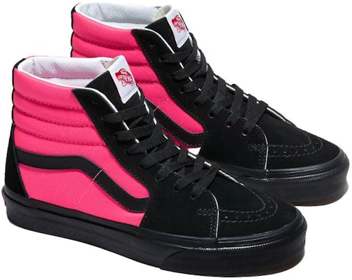 반스 SK8 HI 커스텀 네온 핑크/블랙 (Vans SK8 HI Custom Neon Pink/Black) VN0A3VC1445 Lookbook 반스 SK8 HI 커스텀 네온 핑크/블랙 (Vans SK8 HI Custom Neon Pink/Black) VN0A3VC1445