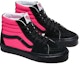 Lookbook 반스 SK8 HI 커스텀 네온 핑크/블랙 (Vans SK8 HI Custom Neon Pink/Black) VN0A3VC1445