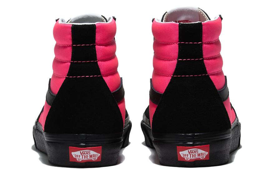 Vans SK8 HI CUSTOMS NEON 'Pink Black' 圖 4