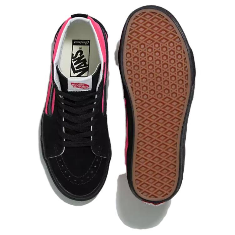Vans SK8 HI CUSTOMS NEON 'Pink Black' 圖 5
