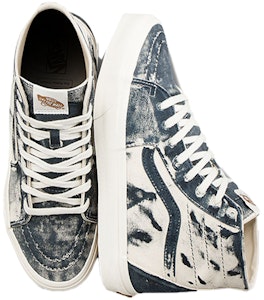 Vans SK8 HI Eco Theory修身 經典耐磨減震 高筒 滑板鞋 男女皆適合 藍白色 Shop Vans SK8 HI Eco Theory修身 經典耐磨減震 高筒 滑板鞋 男女皆適合 藍白色