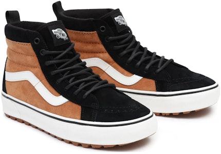 Vans SK8 HI MTE-1 潮流休閒 防滑耐磨 高筒 滑板鞋 男女同款 黑棕 Lookbook Vans SK8 HI MTE-1 潮流休閒 防滑耐磨 高筒 滑板鞋 男女同款 黑棕