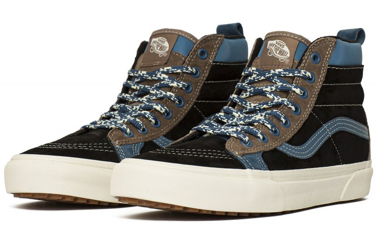 Lookbook 반스 VSSL x Vault SK8-Hi MTE LX '블루 블랙 화이트' VN0A4P3JTUN