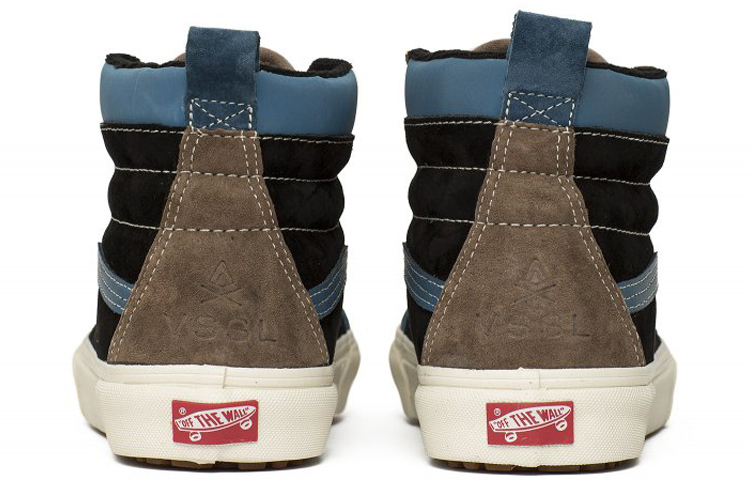 Shop 반스 VSSL x Vault SK8-Hi MTE LX '블루 블랙 화이트' VN0A4P3JTUN