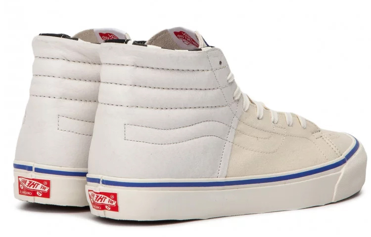 Shop Vans OG SK8-HI LX Inside Out Pack High Top Blanco VN0003T0U9N1