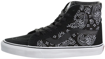 Vans SK8-HI Reissue Bandana Stitch Black VN0003CAI9P Vans SK8-HI Reissue Bandana Stitch Black VN0003CAI9P