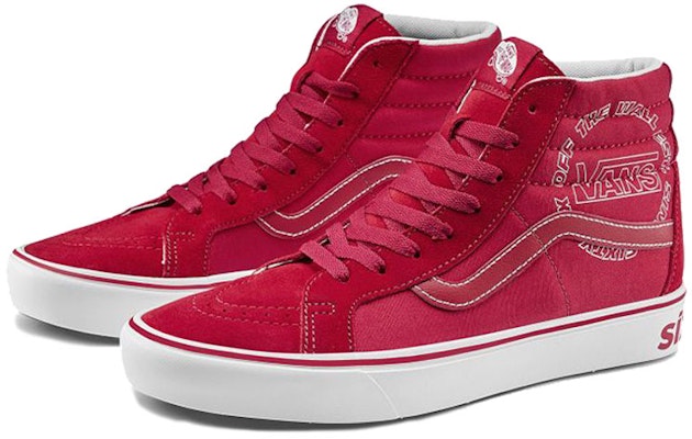 Vans ComfyCush SK8-Hi Reissue 'Rojo Blanco' VN0A3WMCTFK Order Vans ComfyCush SK8-Hi Reissue 'Rojo Blanco' VN0A3WMCTFK
