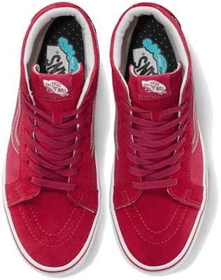 Vans ComfyCush SK8-Hi Reissue 'Rojo Blanco' VN0A3WMCTFK Lookbook Vans ComfyCush SK8-Hi Reissue 'Rojo Blanco' VN0A3WMCTFK