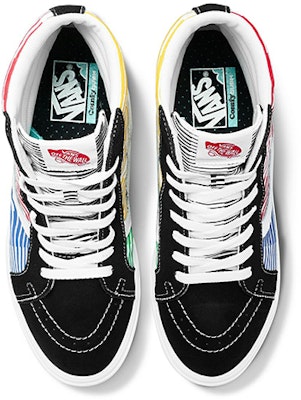 Vans Comfycush SK8-Hi Reissue 'Hitam Merah Biru' VN0A3WMCWX7 Lookbook Vans Comfycush SK8-Hi Reissue 'Hitam Merah Biru' VN0A3WMCWX7