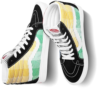 Vans Comfycush SK8-Hi Reissue 'Hitam Merah Biru' VN0A3WMCWX7 Shop Vans Comfycush SK8-Hi Reissue 'Hitam Merah Biru' VN0A3WMCWX7