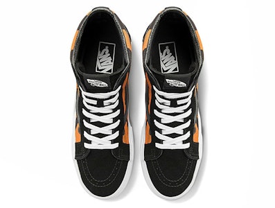 반스 유니섹스 SK8-Hi 리이슈 하이탑 스니커즈 블랙/오렌지 VN0A2XSBORA VN0A2XSBORA Lookbook 반스 유니섹스 SK8-Hi 리이슈 하이탑 스니커즈 블랙/오렌지 VN0A2XSBORA VN0A2XSBORA