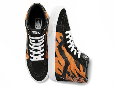 반스 유니섹스 SK8-Hi 리이슈 하이탑 스니커즈 블랙/오렌지 VN0A2XSBORA VN0A2XSBORA Shop 반스 유니섹스 SK8-Hi 리이슈 하이탑 스니커즈 블랙/오렌지 VN0A2XSBORA VN0A2XSBORA