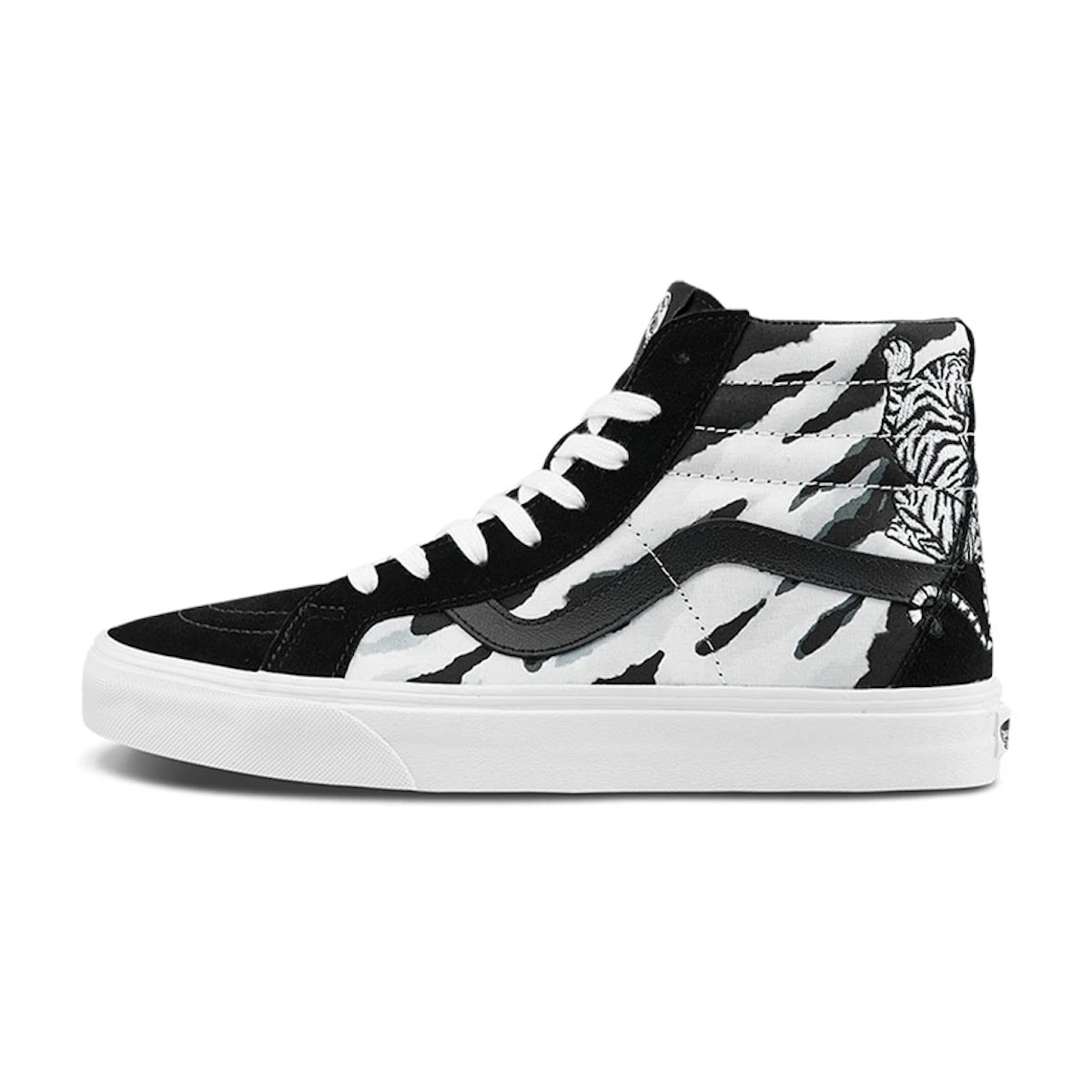 Beli Vans Unisex SK8-Hi Reissue High-Top Sneakers Black/White