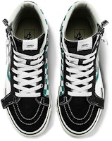 Vans SK8 HI 重新發行款 防滑耐磨 低筒 滑板鞋 男女同款 黑綠 Lookbook Vans SK8 HI 重新發行款 防滑耐磨 低筒 滑板鞋 男女同款 黑綠