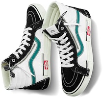 Vans SK8 HI 重新發行款 防滑耐磨 低筒 滑板鞋 男女同款 黑綠 Shop Vans SK8 HI 重新發行款 防滑耐磨 低筒 滑板鞋 男女同款 黑綠