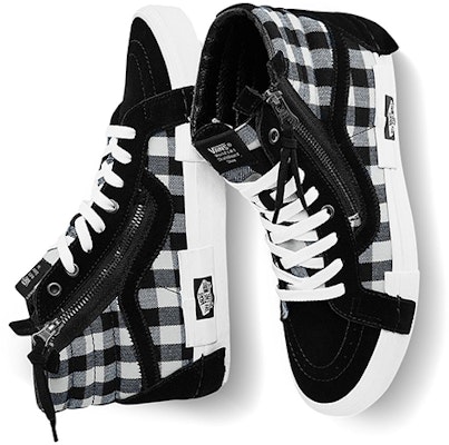 Vans SK8 HI 重製版高筒滑板鞋 男女款 白黑 Shop Vans SK8 HI 重製版高筒滑板鞋 男女款 白黑