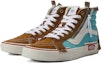 Lookbook Vans SK8-HI Reissue Cap Kasut Skate Biru/Coklat VN0A3WM1602