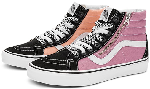 Vans SK8-HI復刻 サイドジップ ピンク VN0007NZPCA Lookbook Vans SK8-HI復刻 サイドジップ ピンク VN0007NZPCA